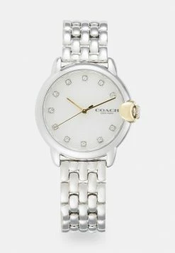 Hot Sale 🔔 Coach ARDEN - ⌚ Watch - Silver-coloured/white 🔔