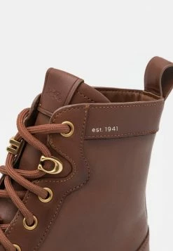 Best deal 🎁 Coach CITYSOLE BURNISHED - Lace-up Ankle 🥾 Boots - Saddle 🌟 -Coach Sales 090a23f29830422989fc1b16a542a91f