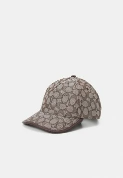 Top 10 😍 Coach SIGNATURE ⚾ BASEBALL - Cap - Stone/saddle 😉