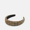 Cheapest ⭐ Coach SIGNATURE HEADBAND - Hair Styling Accessory - Khaki 🛒