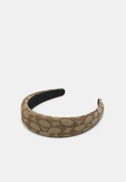 Cheapest ⭐ Coach SIGNATURE HEADBAND - Hair Styling Accessory - Khaki 🛒