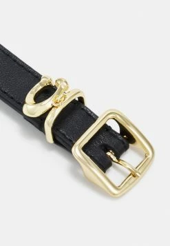 Discount 💯 Coach BUCKLE C CHARM BRACELET - Bracelet - Gold-coloured/black 🥰 -Coach Sales 1440eecc17a84917acead088a1e1cdfa