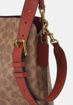 Flash Sale 🔥 Coach SIGNATURE WILLOW SHOULDER BAG - 👜 Handbag - Tan/rust ❤️ -Coach Sales 185a030d166e466ab1af34b8f4312bb9