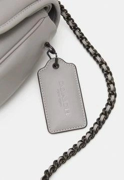 Brand new 😀 Coach QUILTED PILLOW MADISON SHOULDER - Across Body Bag - Dove Grey 👍 -Coach Sales 1b0097fec65d43638a34d14644d9f095