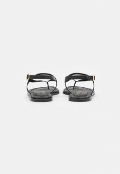 Discount 😍 Coach JOSIE RECYCLED - T-bar 🩴 Sandals - Black 🛒 -Coach Sales 1b30b613d54642c7b7f01eae4eac2b65