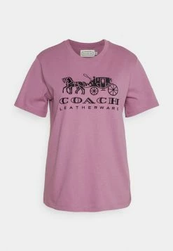 Deals 🎉 Coach EVERGREEN HORSE AND CARRIAGE TEE - Basic T-shirt - Violet Orchid ✔️ -Coach Sales 1eb334db09bf41c88c112d8bad7786c1