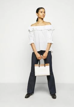 Top 10 😉 Coach COLORBLOCK BADGE FIELD TOTE - 👜 Handbag - Chalk/multi 🔥