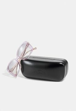Best deal ⌛ Coach 👓 Sunglasses - Transparent Lilac 🛒 -Coach Sales 270437f0fa504ad0ad6b01f949b64618