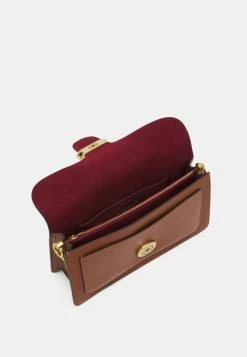 Coupon 🔥 Coach POLISHED TABBY SHOULDER BAG - 👜 Handbag - Saddle 🔔 -Coach Sales 29213d9dd4ac407b8260dccd2ba779b4