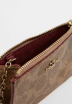 Promo ❤️ Coach MINI SKINNY COLORBLOCK 🧥 COATED SIGNATURE - Wallet - Tan Rust 👏 -Coach Sales 2eb6577d0af24463997594452efe1355