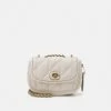 Best Sale 😉 Coach QUILTED PILLOW MADISON SHOULDER BAG - 👜 Handbag - Chalk 💯