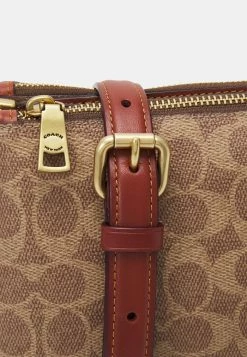 Brand new ❤️ Coach SIGNATURE DOUBLE ZIP SHOULDER - 👜 Handbag - Tan/rust/nordstrom ✨ -Coach Sales 331e407c84ba44dcb3b2846721925a4d