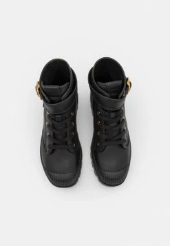 Discount ⌛ Coach TROOPER MID TOP BOOT - Lace-up Ankle 🥾 Boots - Black 🔥 -Coach Sales 3390ed1046db4212a6b3f1aec71507ad