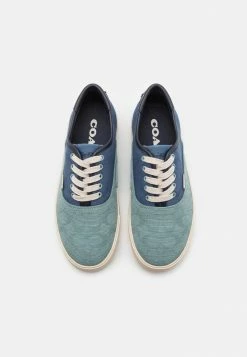 Hot Sale ❤️ Coach LACE UP SKATE - Trainers - Light Blue / Dark Blue 🛒 -Coach Sales 35e4f534627f4ee0b56787926bc4f3c2