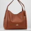 Outlet ✨ Coach POLISHED HADLEY - 👜 Handbag - Saddle 👏
