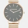 Best Sale 🧨 Coach CHARLES UNISEX - ⌚ Watch - Rosegold-coloured/black 👏