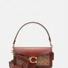 Cheap 👏 Coach SIGNATURE TABBY SHOULDER BAG - 👜 Handbag - Tan Rust 💯