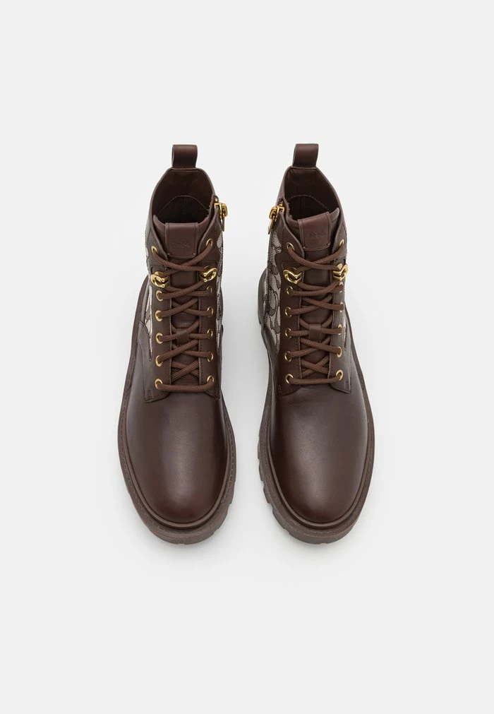 Budget 🌟 Coach CITYSOLE SIGNATURE - Lace-up Ankle 🥾 Boots - Maple ✔️ 4 Budget 🌟 Coach CITYSOLE SIGNATURE - Lace-up Ankle 🥾 Boots - Maple ✔️ - Image 4