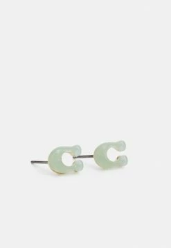 Buy 👍 Coach STUD EARRINGS - Earrings - Green ⌛ -Coach Sales 3cc79593112245cab4823c4db4c45094