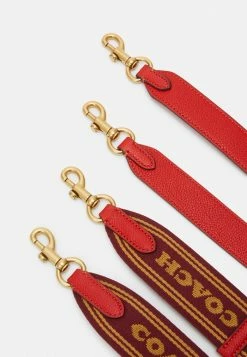 New 🔔 Coach POLISHED PEBBLE WILLOW SADDLE BAG - Across Body Bag - Sport Red ⌛ -Coach Sales 3ec7a3da662745a8b6d59a9813a5f94b