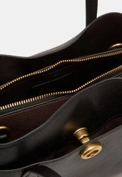 New 🔔 Coach LORA CARRYALL - 👜 Handbag - Black ✔️ -Coach Sales 3f009b145b124fc6b8a2e5241cbd2522