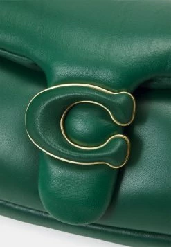 Buy 💯 Coach COVERED CLOSURE PILLOW TABBY SHOULDER - 👜 Handbag - Dark Pine 👍 -Coach Sales 43edd2c57238499f9525f3cac76b740e