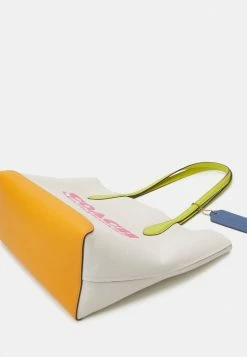 Buy ⭐ Coach COLORBLOCK KIA TOTE - 👜 Handbag - Chalk Multi 🧨 -Coach Sales 45ce19306a81418f8f683bb0b0544bb1