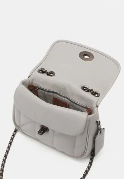 Brand new 😀 Coach QUILTED PILLOW MADISON SHOULDER - Across Body Bag - Dove Grey 👍 -Coach Sales 47a9f3211abe4bce925abaca071db5e3