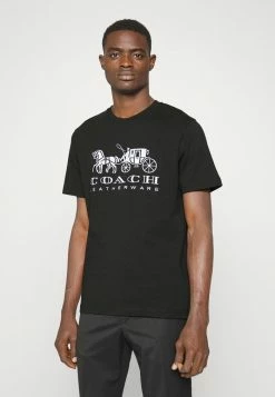 Discount 🌟 Coach EVERGREEN HORSE AND CARRIAGE - Print T-shirt - Black 🥰