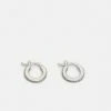 Coupon 👏 Coach PAVE HUGGIE EARRINGS - Earrings - Silver-coloured 🎉