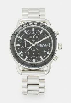 Best deal ❤️ Coach CRUISER UNISEX - Chronograph ⌚ Watch - Silver-coloured/black 🤩