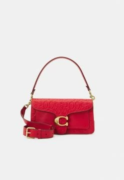 Discount 😍 Coach SIGNATURE TABBY SHOULDER BAG - 👜 Handbag - Sport Red ❤️
