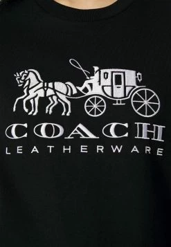 Promo 🌟 Coach EVERGREEN HORSE AND CARRIAGE TEE - Print T-shirt - Black 🥰 -Coach Sales 4a516087418d422990cd80174e50439e