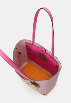 Deals 🛒 Coach COLORBLOCK KIA TOTE - 👜 Handbag - Carnation Multi ✔️ -Coach Sales 4d2b22abc32a4e57a6510beb22cec12b