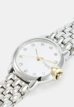 Hot Sale 🔔 Coach ARDEN - ⌚ Watch - Silver-coloured/white 🔔 -Coach Sales 5851d4fd2602487fb70d0a5431beae30
