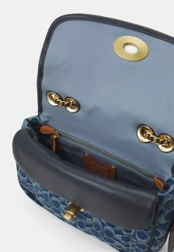 Promo 🧨 Coach WASHED SIGNATURE QUILTED PILLOW MADISON SHOULDER - Across Body Bag - Indigo Midnight Navy ✔️ -Coach Sales 5a9270644da14120a7eae3ff9e67eab1