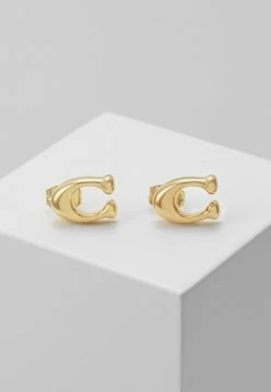 New 🎉 Coach BUBBLE STUD EARRING - Earrings - Gold-coloured 🌟