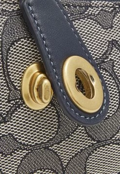 Best deal 🔔 Coach ORIGINALS SIGNATURE SWINGER - 👜 Handbag - Midnight Navy ⌛ -Coach Sales 5bfd1619fdf6474eb170985527f7694b