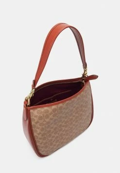 Best Sale ❤️ Coach SIGNATURE CARY SHOULDER BAG - 👜 Handbag - Tan Rust 🛒 -Coach Sales 611eadead7dc4a798556634114f06b3b