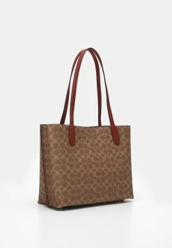 Cheap 🎁 Coach SIGNATURE WILLOW TOTE - Tote Bag - Tan 😉 -Coach Sales 6377e312cf32473c8609577a55d00aef
