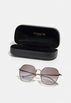 Promo 🎉 Coach 👓 Sunglasses - Shiny Light Gold-coloured ❤️ -Coach Sales 6bc7d31f114d48c3b38461931a5bf077