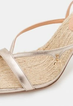 Cheapest ❤️ Coach KAIA - High Heeled 🩴 Sandals - Platinum Champagne 😍 -Coach Sales 6e36321b9546400884c4ee8add95392f