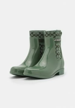 Budget 👍 Coach RIVINGTON RAIN BOOTIE - Wellies - Green ✔️ -Coach Sales 6f1173ebed54457c9b1623191b2aca02
