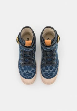 Best Pirce 🎉 Coach TROOPER MID TOP - Ankle 🥾 Boots - Denim 🔔 11 Best Pirce 🎉 Coach TROOPER MID TOP - Ankle 🥾 Boots - Denim 🔔 -Coach Sales 79e7f3ba2d2b462589a40c92a637a662