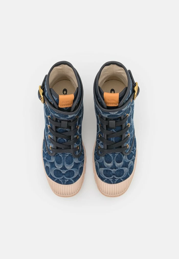 Best Pirce 🎉 Coach TROOPER MID TOP - Ankle 🥾 Boots - Denim 🔔 5 Best Pirce 🎉 Coach TROOPER MID TOP - Ankle 🥾 Boots - Denim 🔔 - Image 5