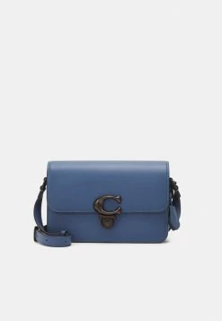 Discount ✨ Coach GLOVETANNED STUDIO SHOULDER - Across Body Bag - Washed Chambray 💯