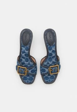 Top 10 ⭐ Coach MARGOT - Heeled Mules - Denim ✔️ -Coach Sales 7b8f201d9aa54e8db62457801fc3da40