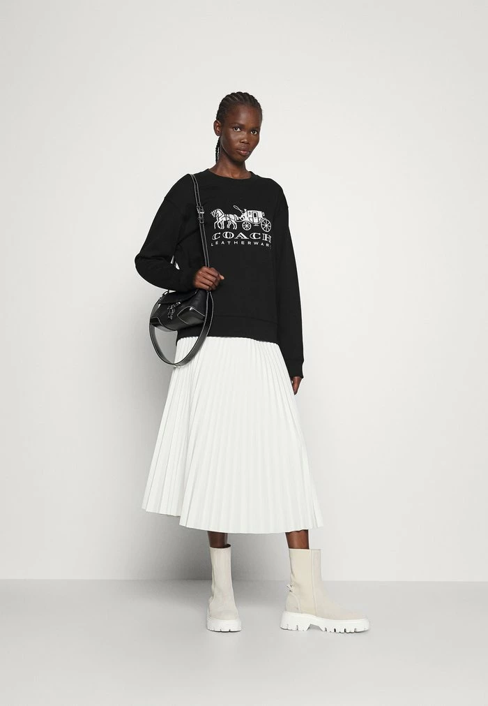 New 🤩 Coach EVERGREEN HORSE AND CARRIAGE CREWNECK - Sweatshirt - Black 🥰 2 New 🤩 Coach EVERGREEN HORSE AND CARRIAGE CREWNECK - Sweatshirt - Black 🥰 - Image 2