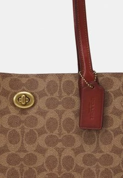 Cheap 🎁 Coach SIGNATURE WILLOW TOTE - Tote Bag - Tan 😉 -Coach Sales 7f6eced0bdbe4f898f34f6a84066344c