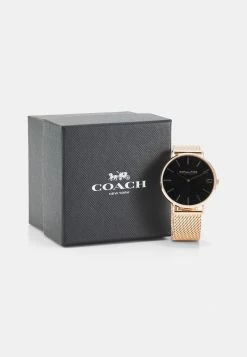 Best Sale 🧨 Coach CHARLES UNISEX - ⌚ Watch - Rosegold-coloured/black 👏 -Coach Sales 80253ebf338b4ceea43509b6be9e4c9a